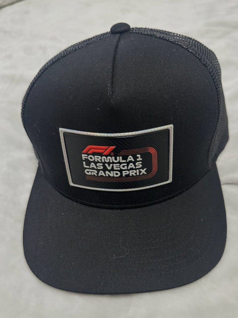NWT Formula 1 Las Vegas Grand Prix Patch Trucker Hat F1 Snapback - LVGP